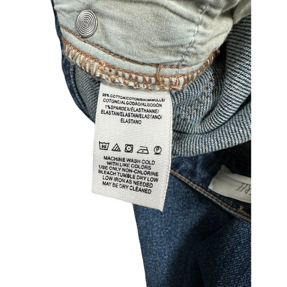 We The Free Skinny Jeans Size 27 Distressed Raw Hem Medium Wash Mid Rise - Picture 7 of 7